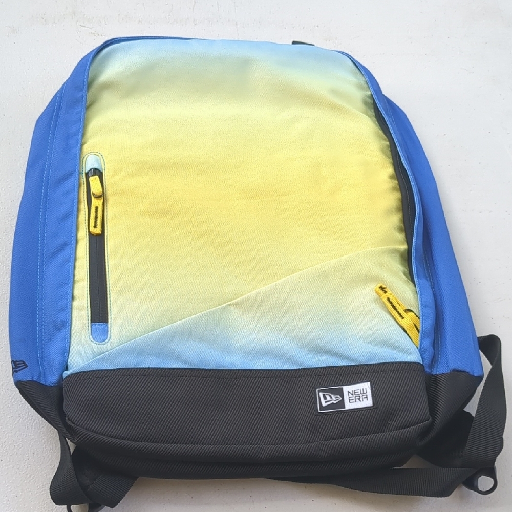 New Era Blue and Yellow Sporty Backpack